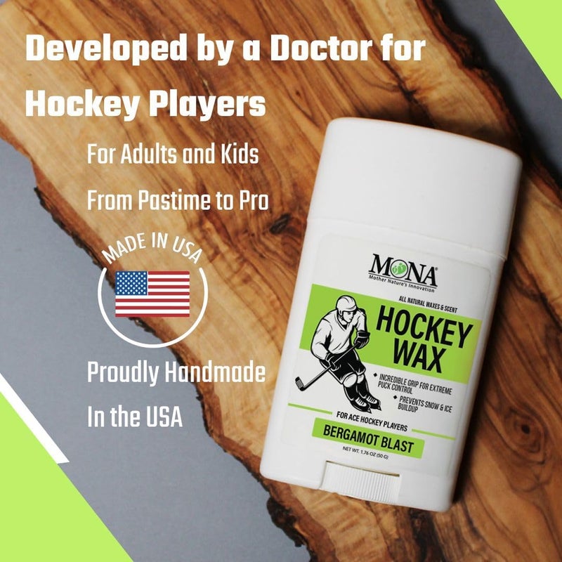 Mona Brands Elite Hockey Stick Wax for Ace Hockey Players | Premium Blade Protection | Improved Puck Control | Prevents Ice Buildup and Soggy Blade Tape - Image 5